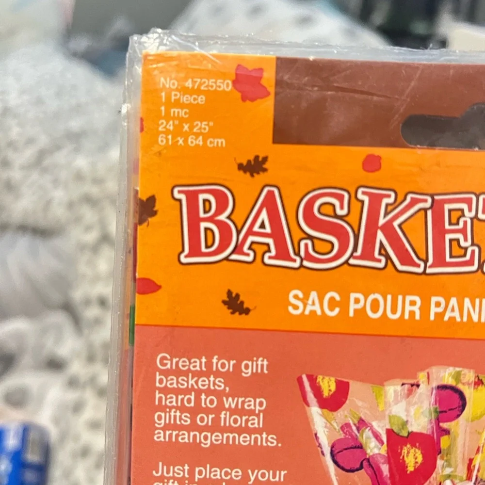 Basket Bags with Floral Design